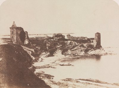 Château de St. Andrews, vu du sud-est - David Octavius Hill