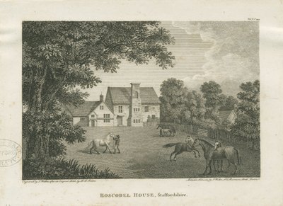Maison Boscobel : gravure - David Parkes