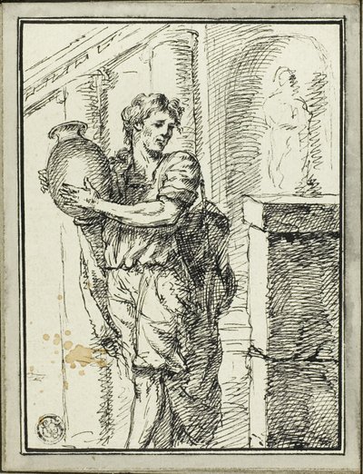 Homme Tenant un Pot - David Pièrre Giottino Humbert de Superville
