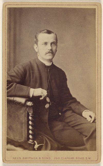 [Homme moustachu non identifié, assis] - David Rees and Brother and Son