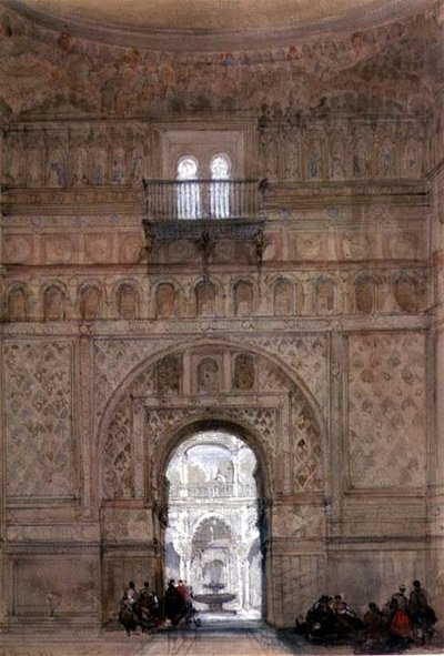 Une mosquée, Le Caire - David Roberts