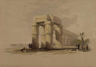 À Louxor, Thèbes, Haute-Égypte, de 