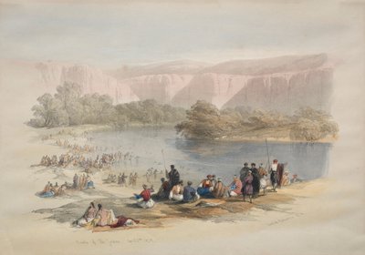 Rives du Jourdain, 1839 - David Roberts
