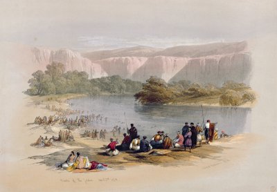 Rives du Jourdain, 2 avril 1839, planche 48 du Volume II de 