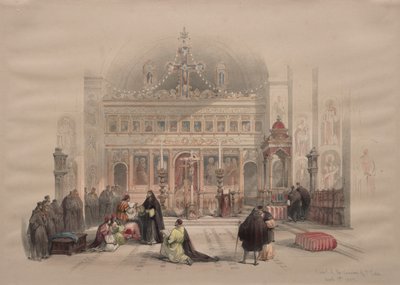 Chapelle du Couvent de Saint-Saba - David Roberts