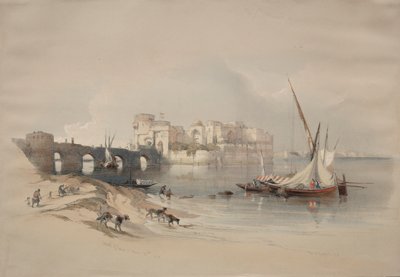 Citadelle de Sidon, 1839 - David Roberts