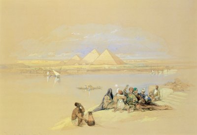 Égypte, Gizeh, Pyramides, par David Roberts - David Roberts