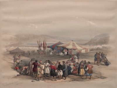 Campement de pèlerins, Jéricho - David Roberts