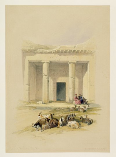Entrée des grottes de Bani Hasan, d