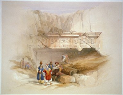 Entrée des Tombeaux des Rois, Jérusalem - David Roberts
