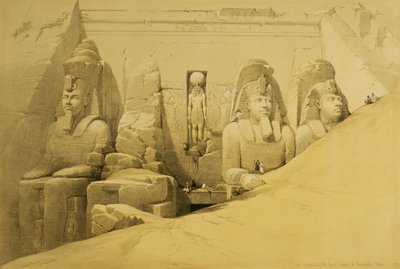 Élévation frontale du Grand Temple d