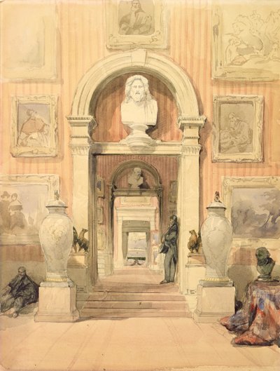 Intérieur de Thirlestaine House, Cheltenham - David Roberts