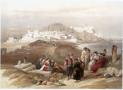 Jaffa vue du nord (gravure) - David Roberts