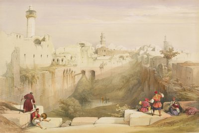 Jérusalem, 12 avril 1839, planche 12 du Volume I de 