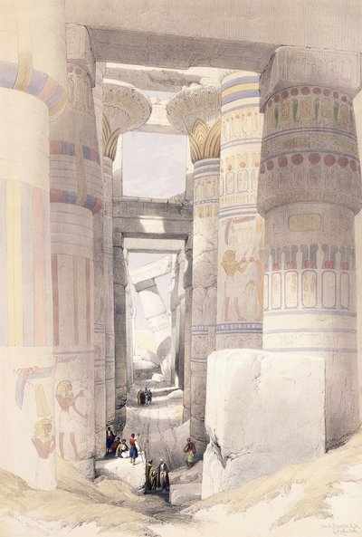 Karnac, 27 novembre 1838, 1842-1849 - David Roberts