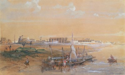 Louqsor sur le Nil, 1839 - David Roberts