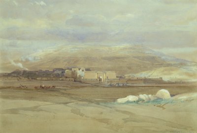 Medinet Habou, Thèbes - David Roberts