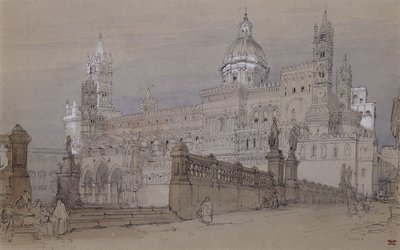 Cathédrale de Palerme, 1854 - David Roberts