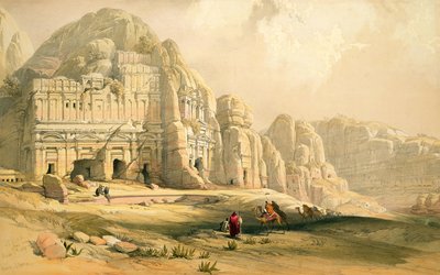 Petra, 8 mars 1839, planche 96 du Volume III de 