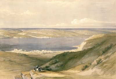 Mer de Galilée ou Génézareth, vers Bashan, 21 avril 1839, planche 36 du Volume I de 