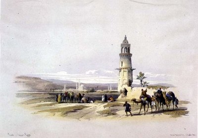 Sioul, Haute-Égypte, de "Égypte et Nubie", Vol.1 - David Roberts