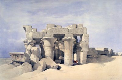 Temple de Sobek et Haroeris à Kom Ombo, XIXe siècle - David Roberts