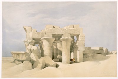 Temple de Sobek et Horus à Kom Ombo, Égypte, 19ème siècle - David Roberts