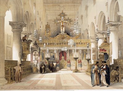 La Chapelle de Sainte Catherine au Monastère du Mont Sinaï, par David Roberts - David Roberts