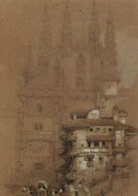 La salle capitulaire, cathédrale de Burgos - David Roberts