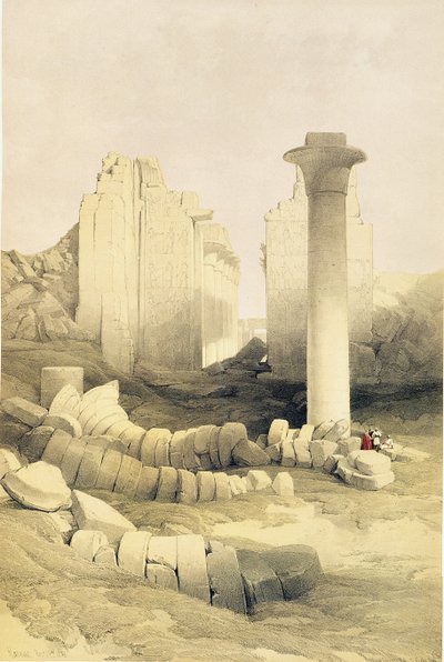 Le Dromos ou Hall central du Grand Temple d