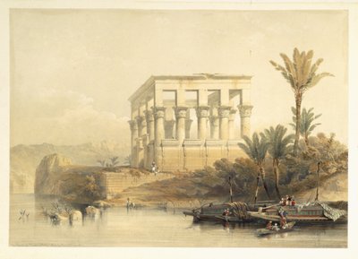 Le Temple Hypaethral à Philae, appelé le Lit de Pharaon, planche 65 du volume II de 