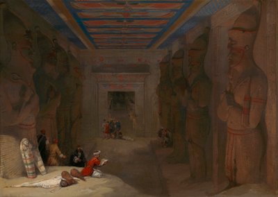 La salle hypostyle du grand temple d