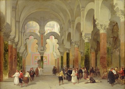 Le sanctuaire du Coran, mosquée de Cordoue, 1849 - David Roberts