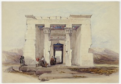 Le Temple de Dendour, Nubie - David Roberts
