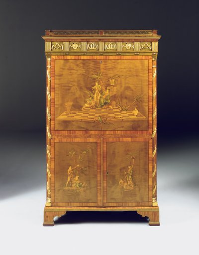 Secrétaire néoclassique à abattant, vers 1775 - David Roentgen