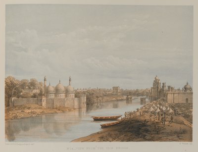 Vue depuis le pont de fer, Lucknow - David Scott Lieutenant Colonel (after) Dodgson