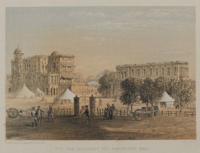 La Résidence et la Salle de Banquet - David Scott Lieutenant Colonel (after) Dodgson