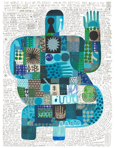 Bleu à ses bords, 2023 - David Shillinglaw