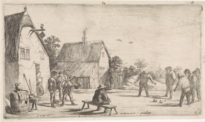 Paysans jouant à la pétanque - David Teniers (II)