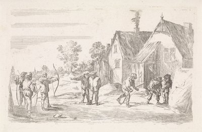 Archers (série: Scènes de genre en plein air) - David Teniers (II)