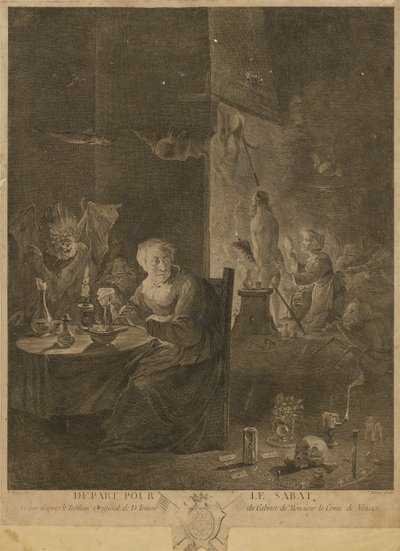 Depart pour le Sabat - David Teniers