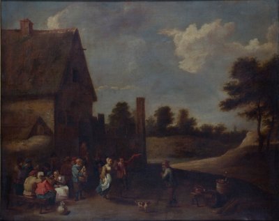 Paysans caroussant - David Teniers II