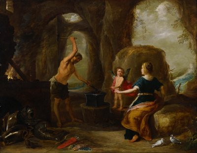 Vénus visitant la forge de Vulcain - David Teniers the Elder