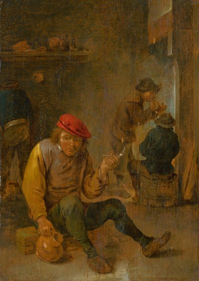Un fumeur, vers 1650 - David Teniers the Younger