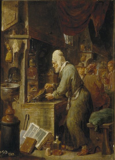 Un alchimiste, 1631-1640 - David Teniers the Younger