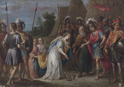Armide devant Godefroy de Bouillon, 1628-1630 - David Teniers the Younger