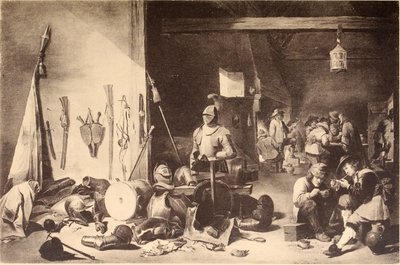 Salle de garde - David Teniers the Younger