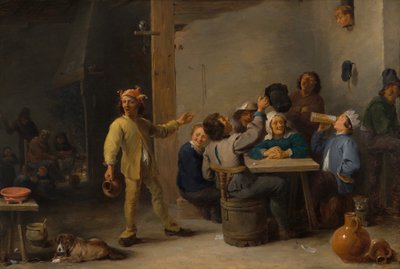 Paysans célébrant la Nuit des Rois - David Teniers the Younger