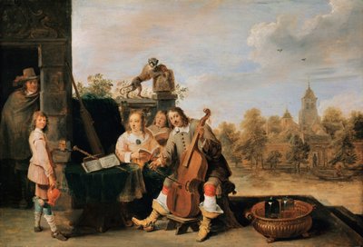Autoportrait avec famille - David Teniers the Younger