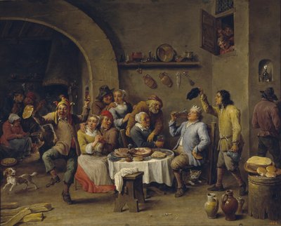 Le Roi des fèves Le Festin du Roi des fèves - David Teniers the Younger